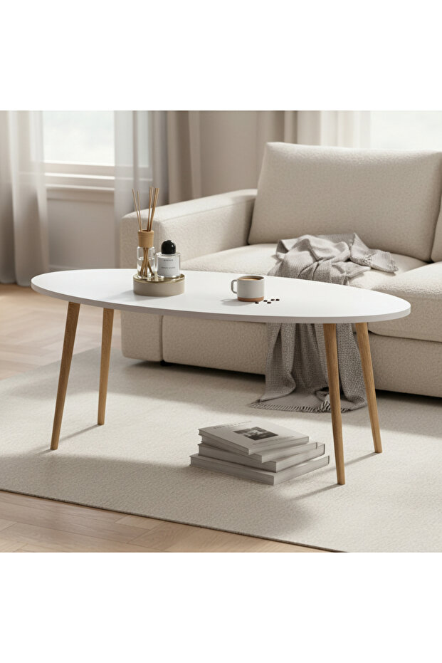 Orbit Orta Sehpa Beyaz - 3