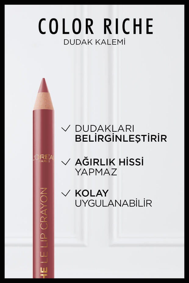 L'Oréal Paris Color Riche Dudak Kalemi - 635 Worth It Medium - 2