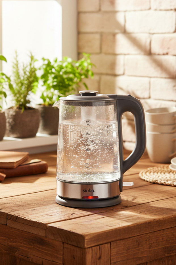SK-8032 Cam Kettle Su Isıtıcı - 4