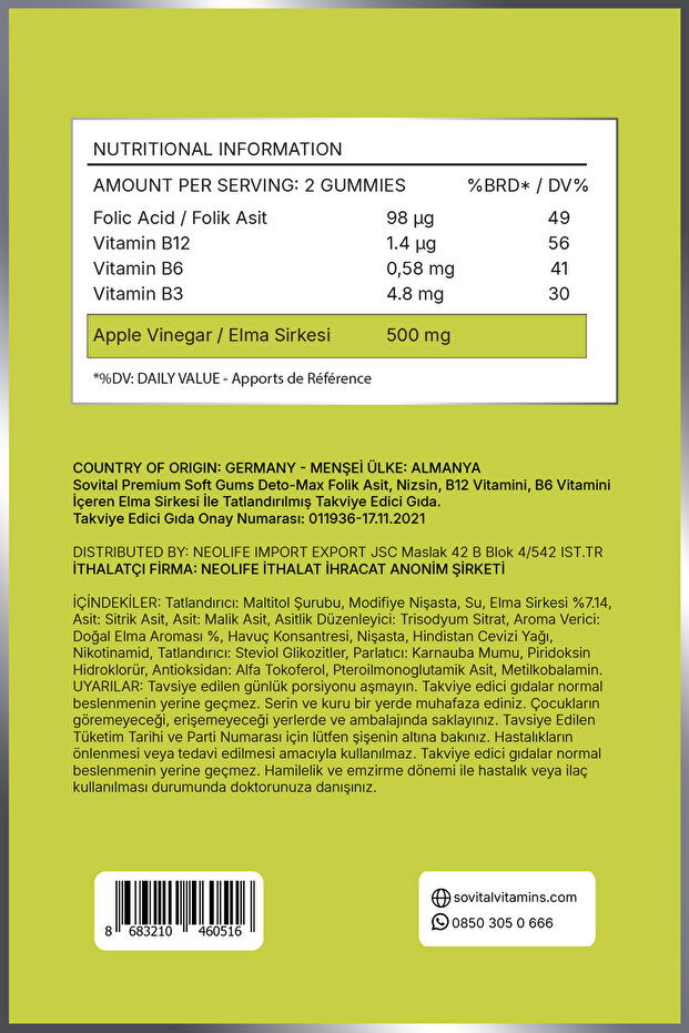 DETOMAX / KİLO & DETOKS X 3 KUTU - 3