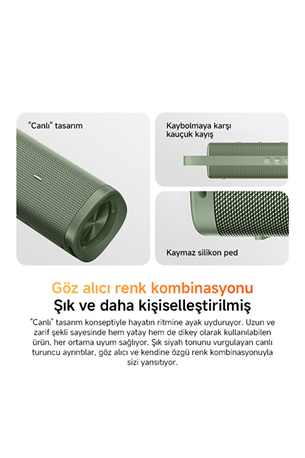 Sound Outdoor 30W IP67 Taşınabilir Bluetooth Hoparlör Yeşil (Xiaomi Türkiye Garantili) - 9