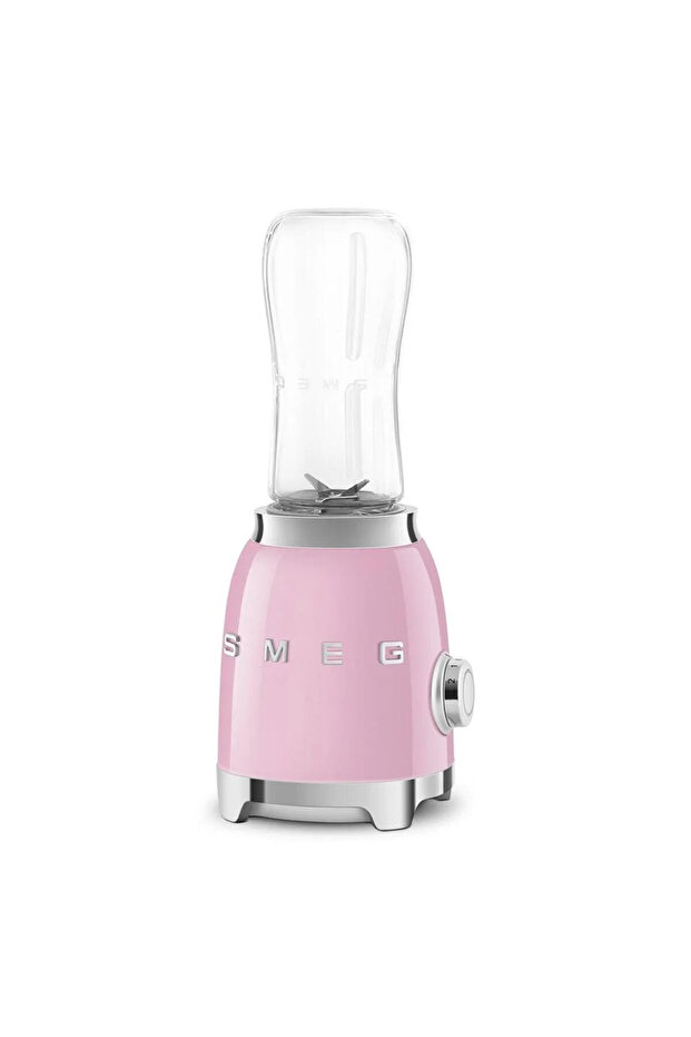 50's Style Pembe Kişisel Blender - Double Bottle - 3