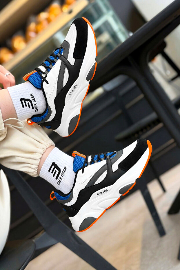 Bílo modré unisex tenisky - 3