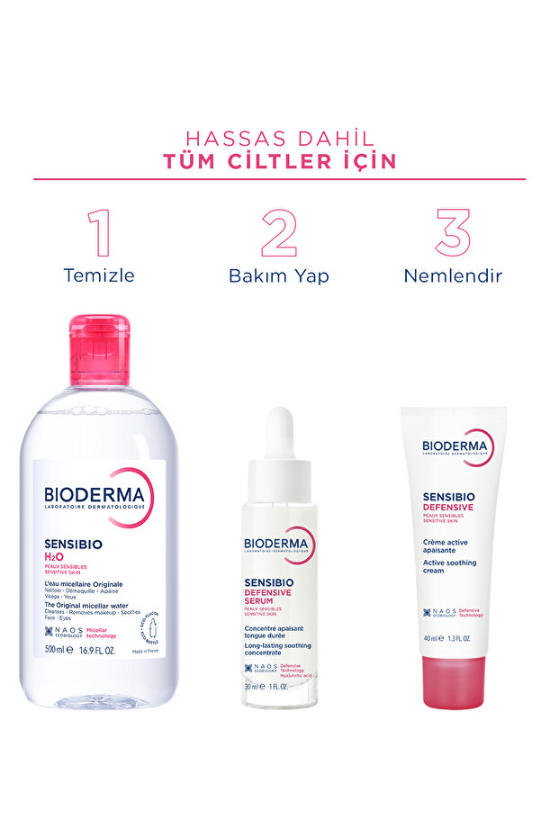 Sensibio H2O Micellar Makyaj Temizleme Suyu Hassas ve Normal Ciltler 500 ml 3401345935571 - 7