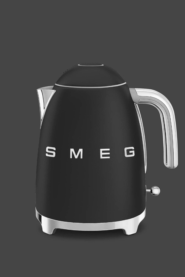 50's Style Retro Mat Siyah Kettle Klf03blmeu - 2