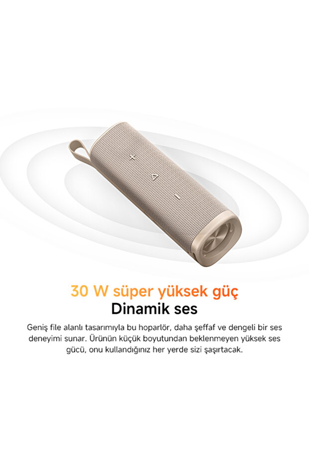 Sound Outdoor 30W IP67 Taşınabilir Bluetooth Hoparlör Altın (Xiaomi Türkiye Garantili) - 3