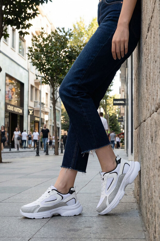 Weiß-Eis Damen Sneaker 20413 - 3