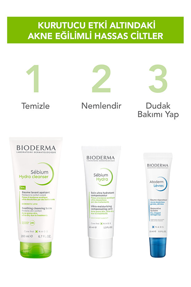 Sebium Hydra Cleanser Akne Eğilimli Hassas Ciltler İçin Balm Doku Yatıştırıcı Temizleme Jeli 200ml - 9