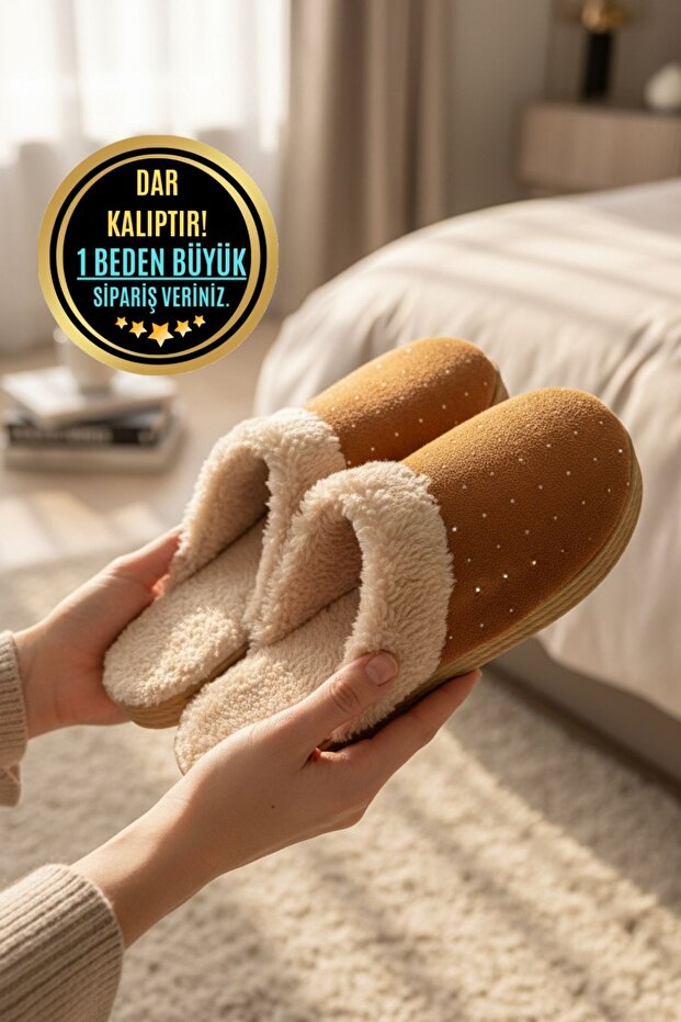 Winter House Slippers Black Plush Woolen Women's Slippers Guest Dowry Bundle Bridal Slippers