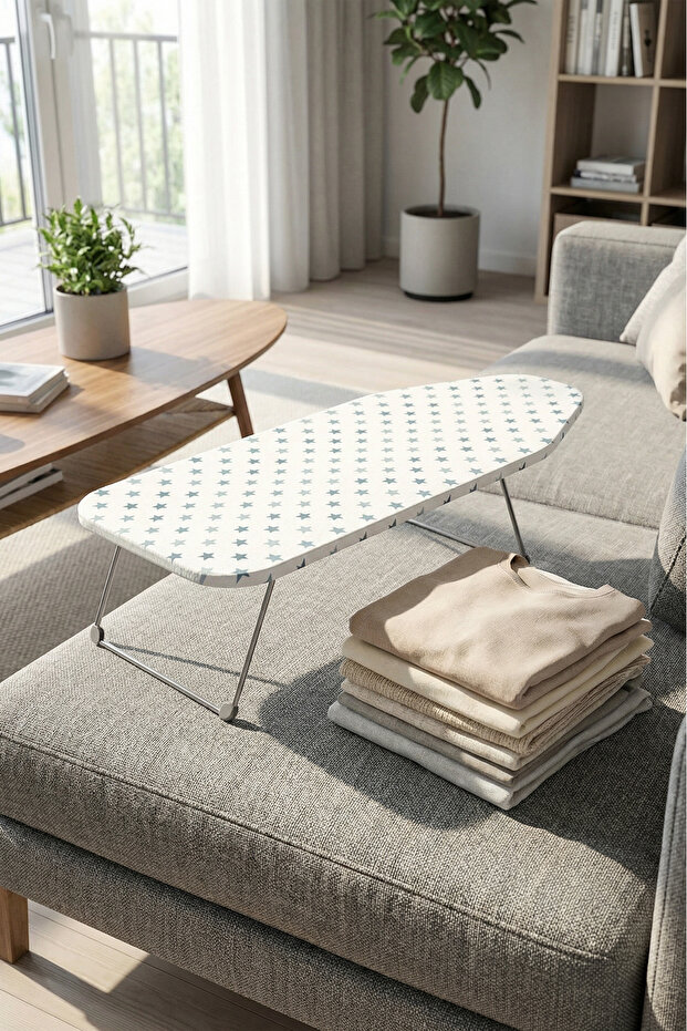 Mini Ütü Masası Pratik Ergonomik 30x74 cm Kompakt Tasarım - 4