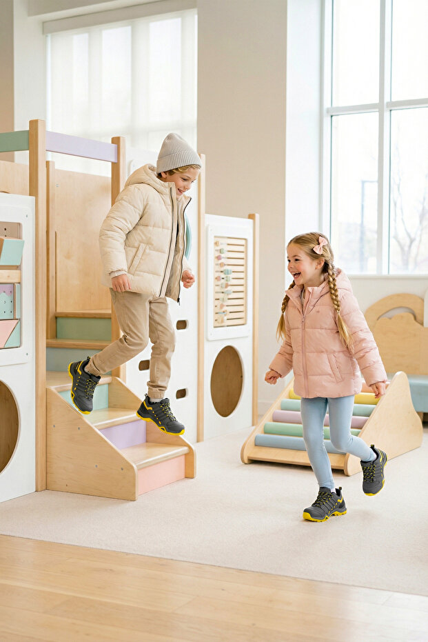 Kids DS Montana Füme Kısa Çocuk Outdoor Trekking Günlük Bot - 4