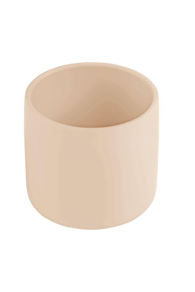 Silikon Mini Bardak Bubble Beige - 1