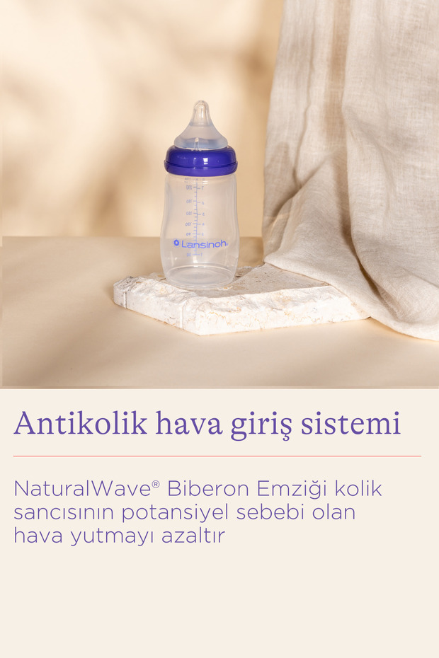 240 ml Biberon ve NaturalWave® Biberon Emziği (3Ay+) - 4