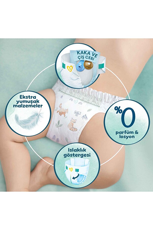 Harmonie Bebek Bezi 1 Numara 50 Adet - 4