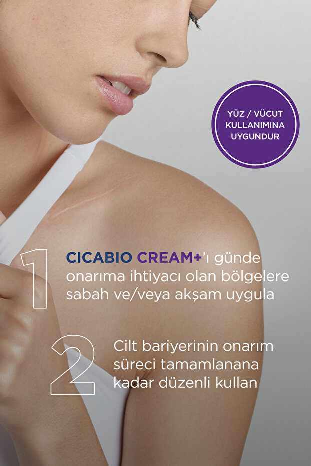 Cicabio Cream+ Onarıcı Yatıştırıcı Nemlendirici Cica Krem Bebek Çocuk Yetişkin Yüz Vücut 40 ml - 8