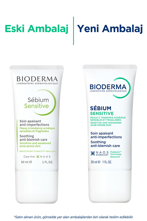 Sebium Sensitive Karma, Yağlı ve Akne Eğilimli Ciltler Yatıştırıcı Nemlendirici Bakım Kremi 30 ml - 2