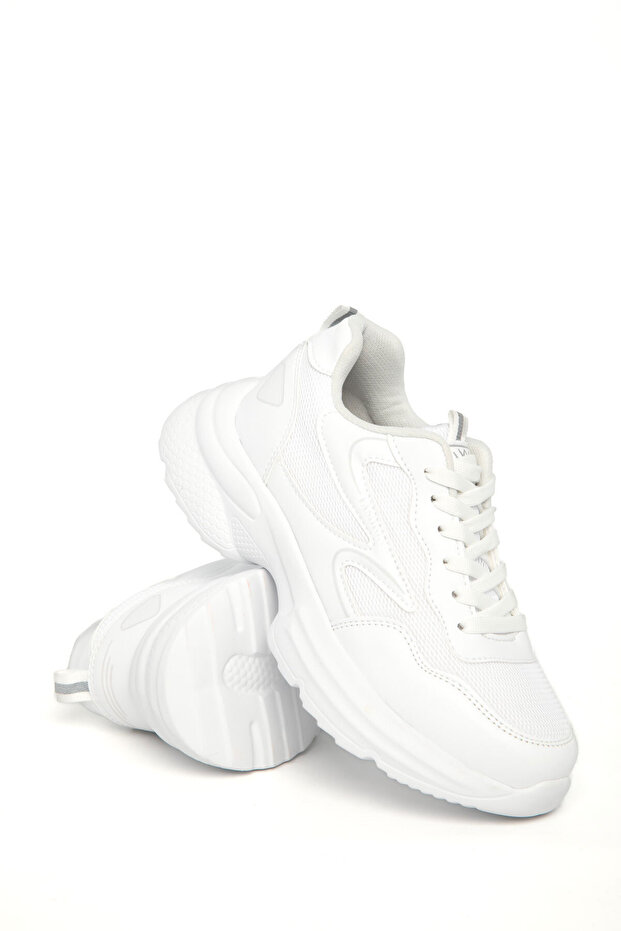Beyaz Kadın Sneaker 21272 - 2
