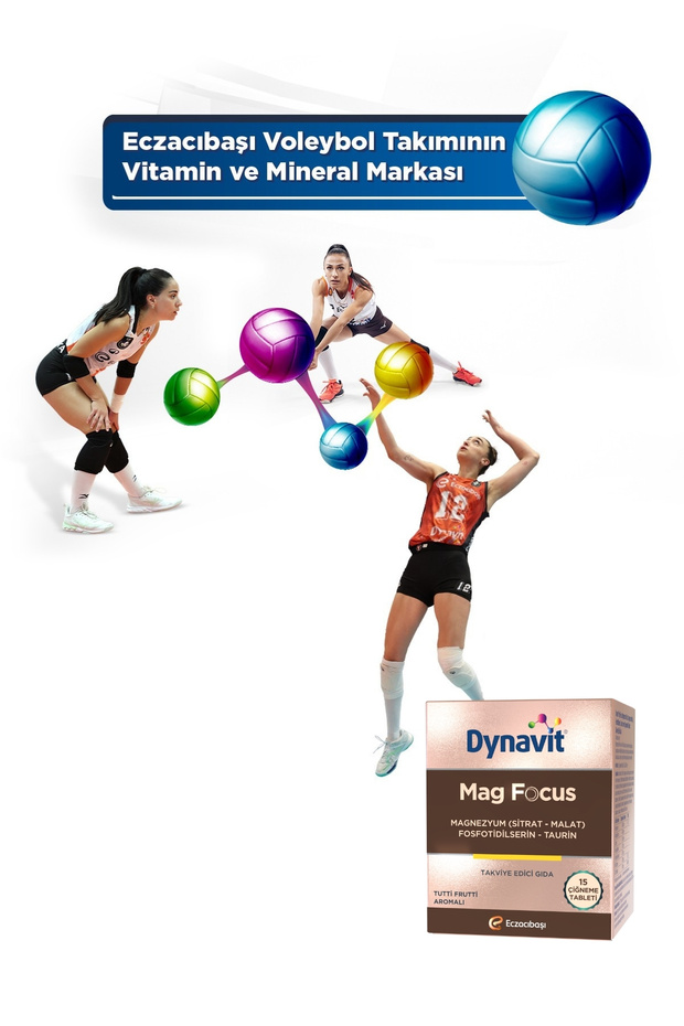 Mag Focus 15 Çiğneme Tab - Magnezyum Malat & Sitrat, Fosfotidilserin, B6 & B12 Vitamini - Odaklanma - 9