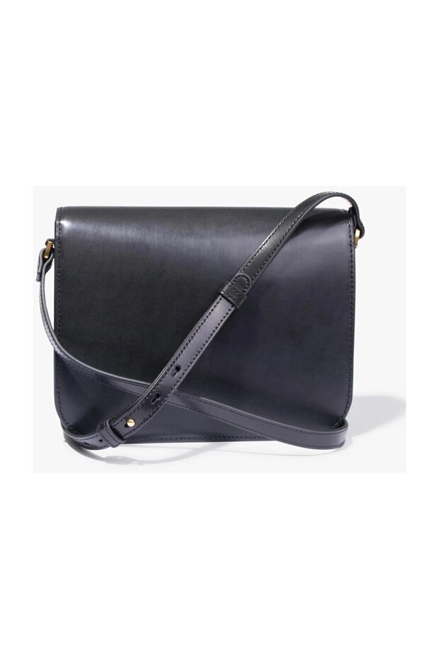 Leštěná kožená brašna - 3