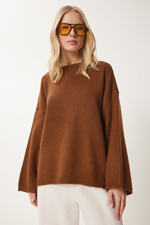 Oversize Basic Triko Kazak - 1