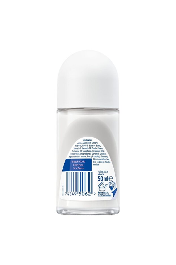 Kadın Roll-on Deodorant Powder Touch 50ml, 72 Saat Anti-perspirant Koruma, Yumuşak Koltuk Altı Hissi - 2