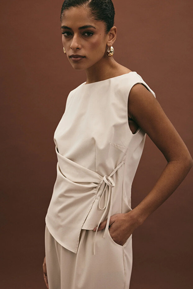 Lena Bluz - Taş - 3