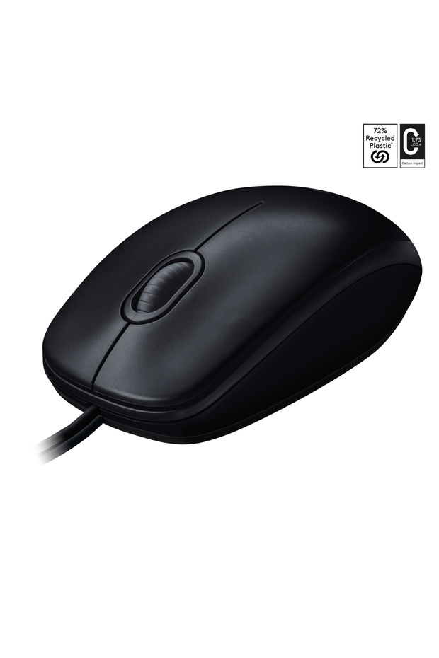 M90 USB Optik Kablolu Mouse, Siyah 910-001793 - 3