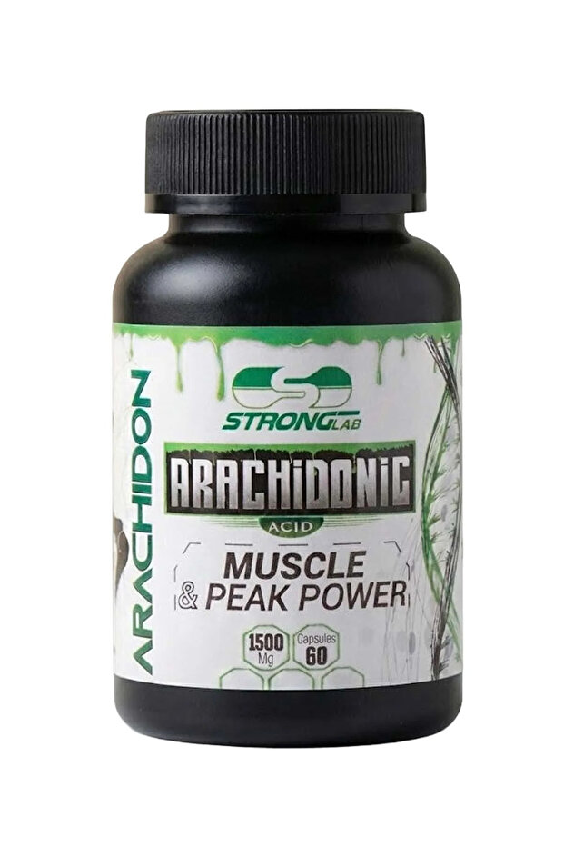 Strong Lab StrongLab Arachidonic Acid 1500 mg - Pre-Workout, Pump ve Kas Gelişimi Desteği 60 Kapsül