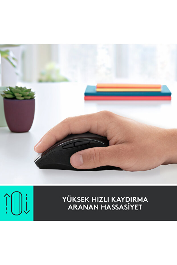 M705 Marathon 1000 DPI Kablosuz Mouse, Siyah 910-001949 - 4
