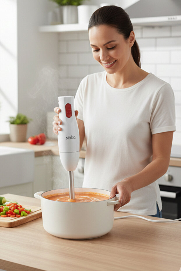SHB 3182 Kablolu El Blender Seti 350W Güç 600 Ml Kapasite - 4