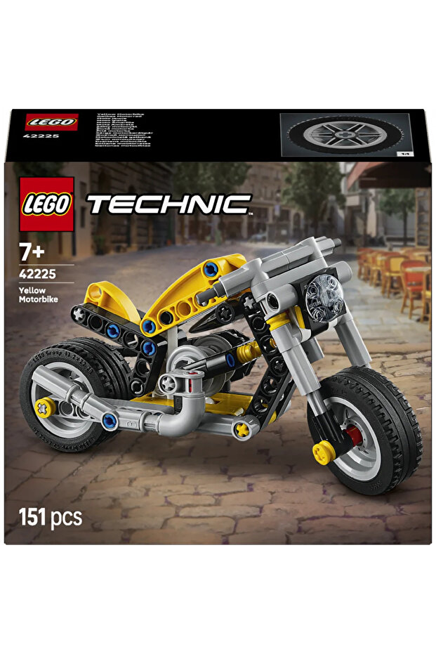 LEGO® Technic Sarı Motosiklet 42225 - 7+ Building Set for – 7+ (151) - 10