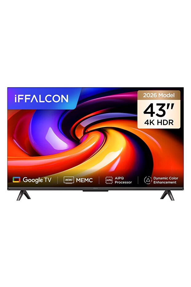 iFFALCON 43U65 43 inç 4K UHD HDR10 Google TV 2026 Model 17.099 TL Fırsatı