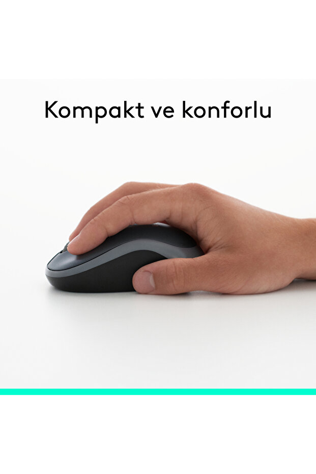 M185 USB Alıcılı Kompakt Kablosuz Mouse, Kırmızı 910-002237 - 6
