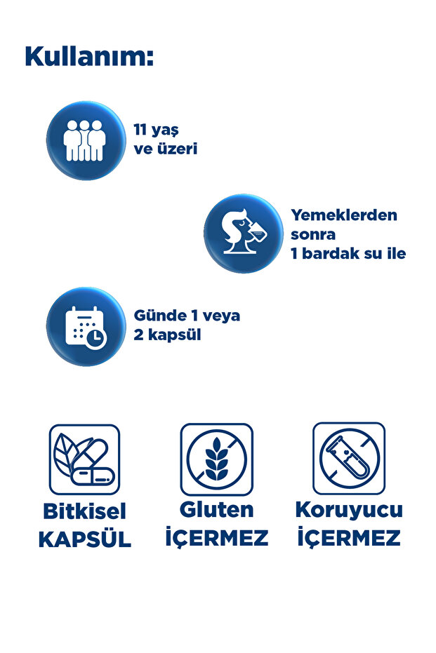 Sulforafan Kolin Kompleks 60 Kapsül - Kolin, Brokoli, Deve Dikeni, Enginar – Karaciğer Sağlığı - 5