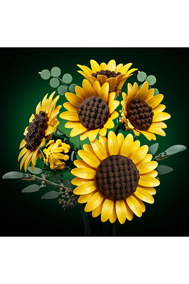 ® Botanicals Ayçiçeği Buketi 11502 - Yetişkinler için Dekoratif Model Yapım Seti (686 Parça) - 6
