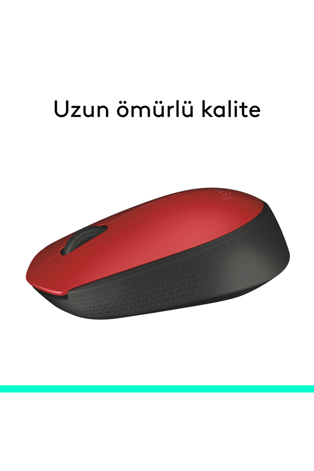 M171 USB Alıcılı Kablosuz Kompakt Mouse, Kırmızı 910-004641 - 6