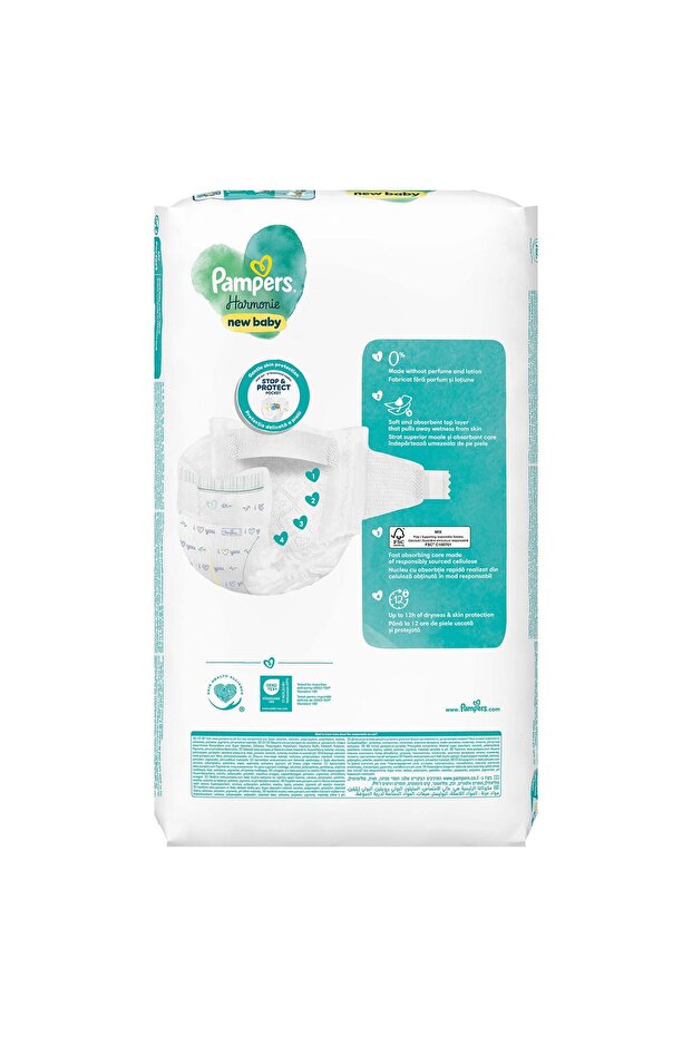 Harmonie Bebek Bezi 1 Numara 50 Adet - 7