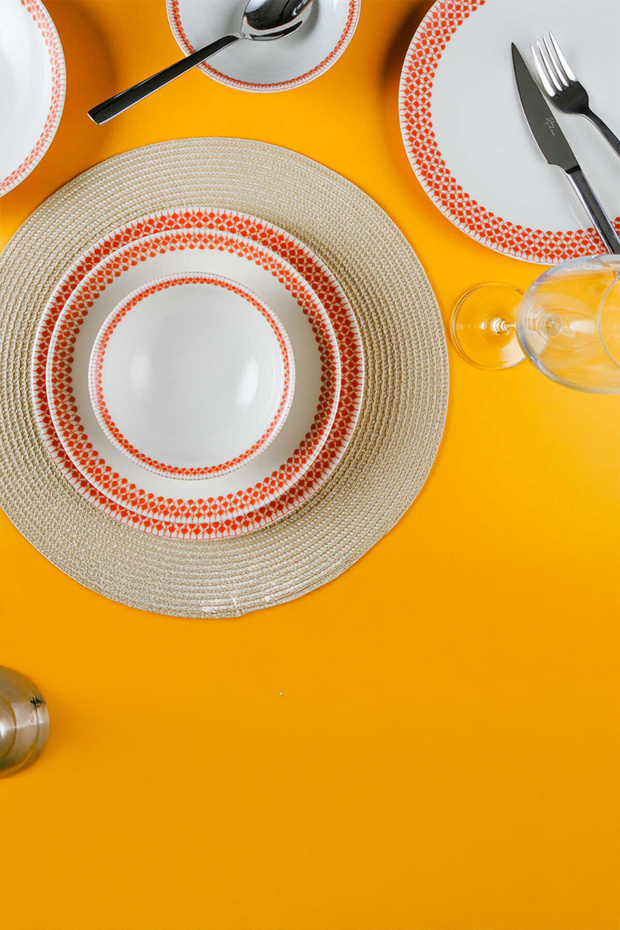 Ruby Red 18 Parça 6 Kişilik Yemek Takımı - 5