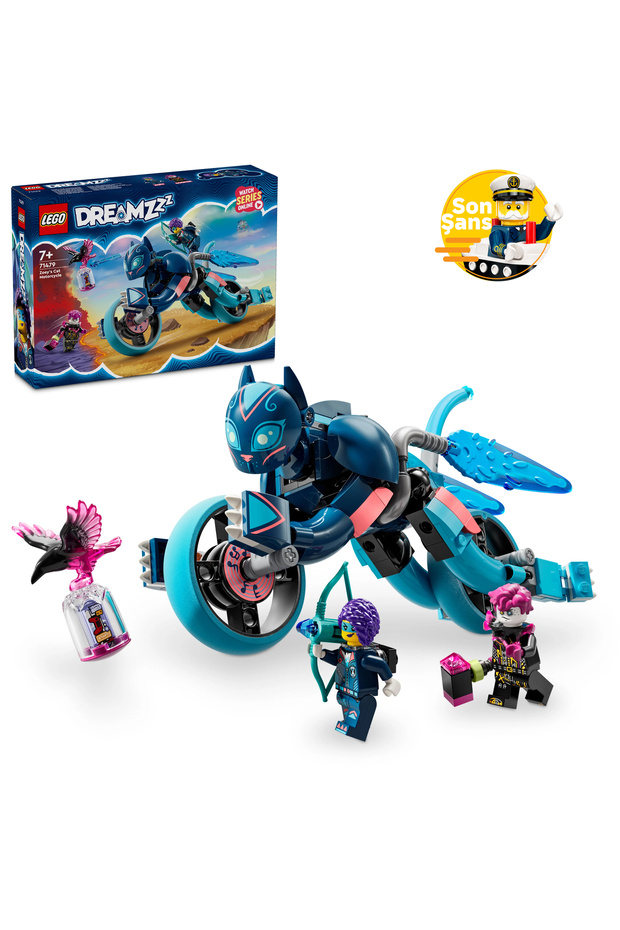 ® DREAMZzz Zoey’s Cat Motorcycle Bike Building Toy 71479 Building Set for 7+ Year Old Kids(226P)
