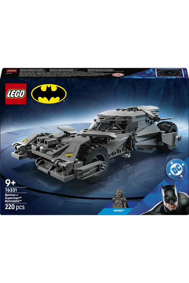 ® DC Batman™ Batman ve Superman™ Batmobile™ 76331 – 9+ Yaş için Oyuncak Yapım Seti (220 Parça) - 10