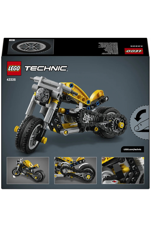 LEGO® Technic Sarı Motosiklet 42225 - 7+ Building Set for – 7+ (151) - 11