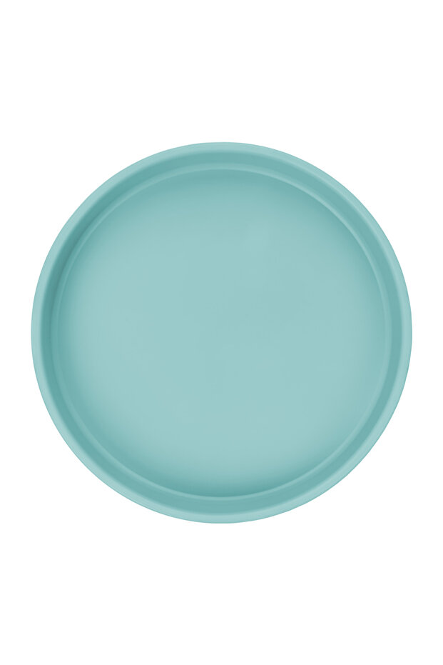 Basics Food Plate - Aqua Green