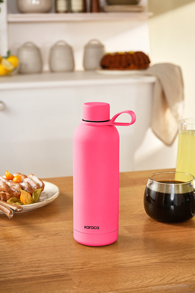 Aly Soft Touch Steel Leak-Proof Thermos 500 ml Pink