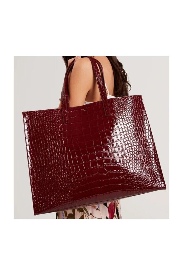 Croc Effect Extra Large Icon Bag - 2
