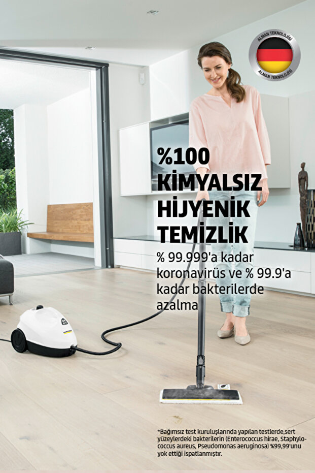 Kst 2 Cloth Set 1500W 3.2 Bar Buharlı Temizlik Makinesi - Beyaz - 2