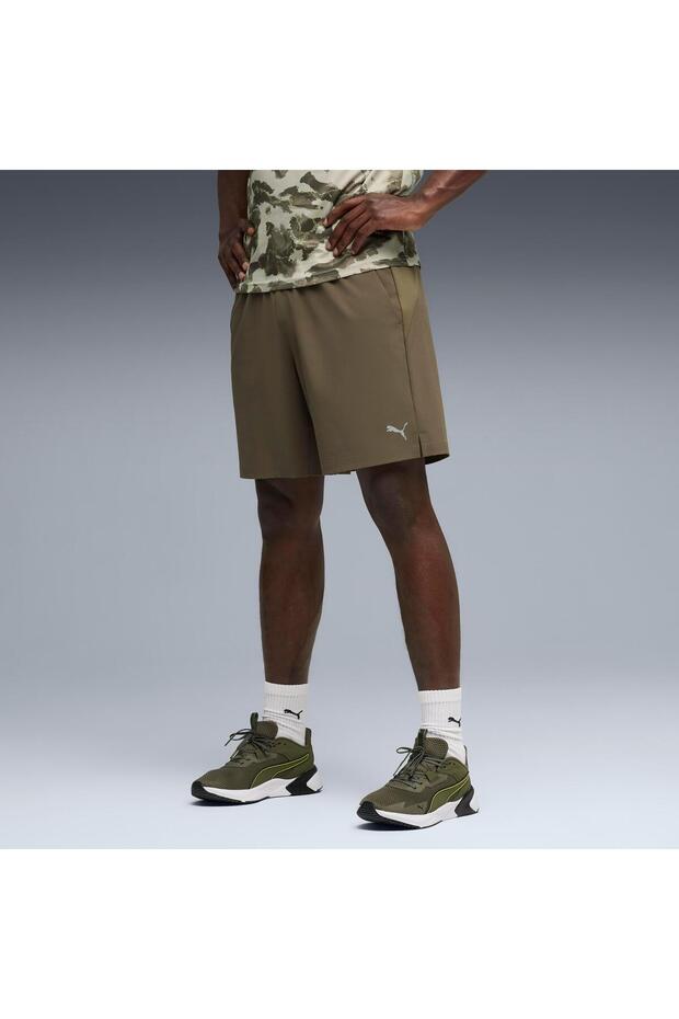 M PWRTRAIN FABRIC MIX SHORT لون أخضر لودن