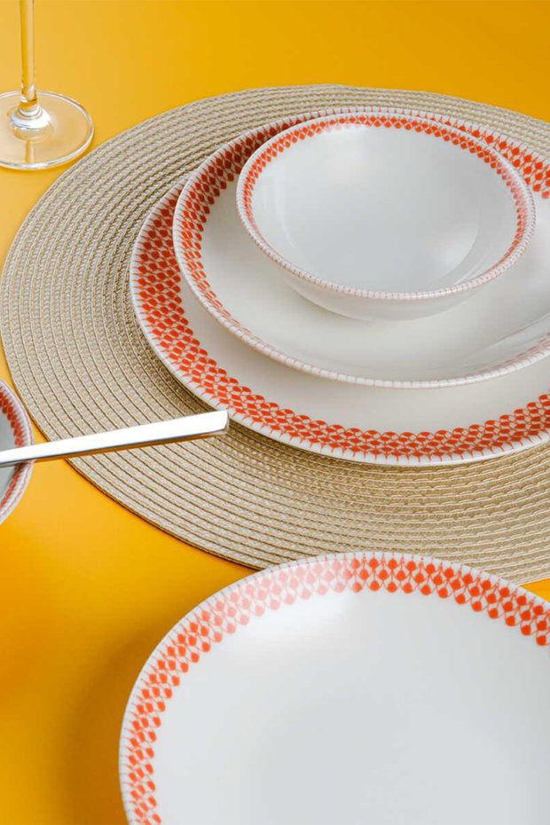 Ruby Red 18 Parça 6 Kişilik Yemek Takımı - 7