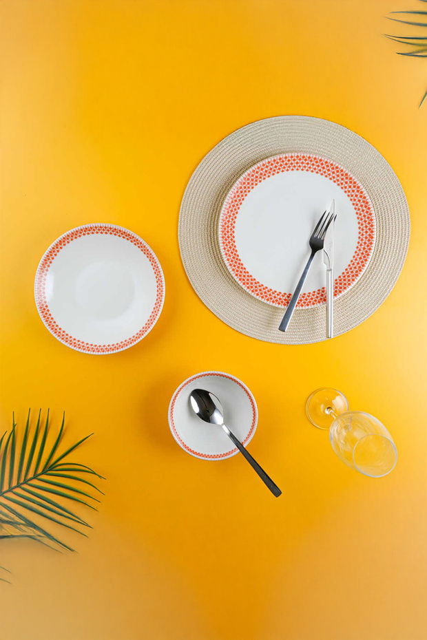 Ruby Red 18 Parça 6 Kişilik Yemek Takımı - 3