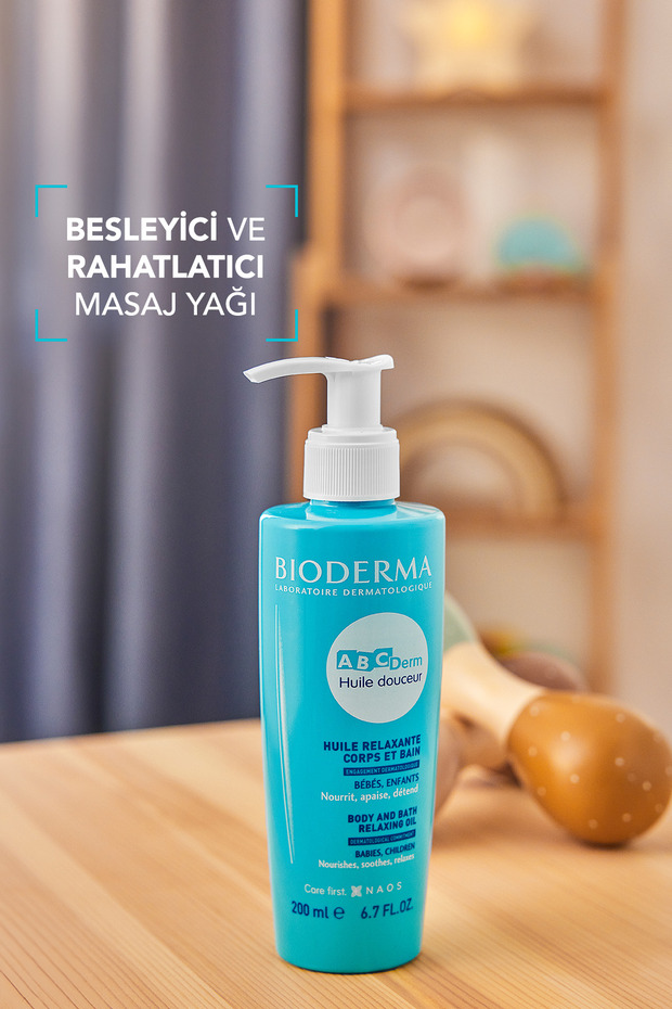 ABCDerm Relaxing Oil Bebek ve Çocuk Besleyici, Yatıştıcı, Koruyucu, Nemlendirici Masaj Yağı 200 ml - 3