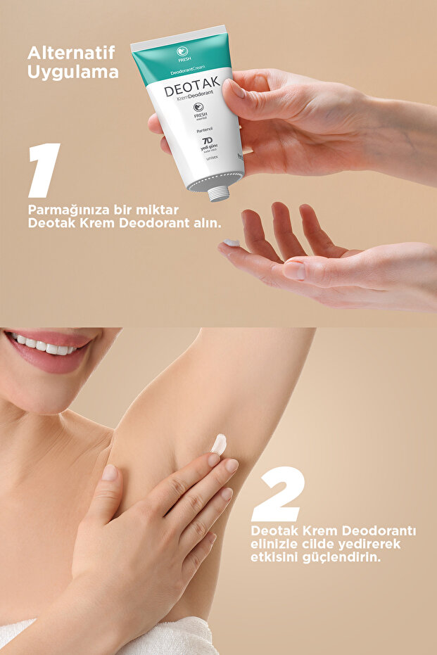 Mentol Ferahlığı Krem Deodorant 35 ml 7 Güne Kadar Etkili Hassas Ciltler Ter Kokusu Önleyici Unisex - 8